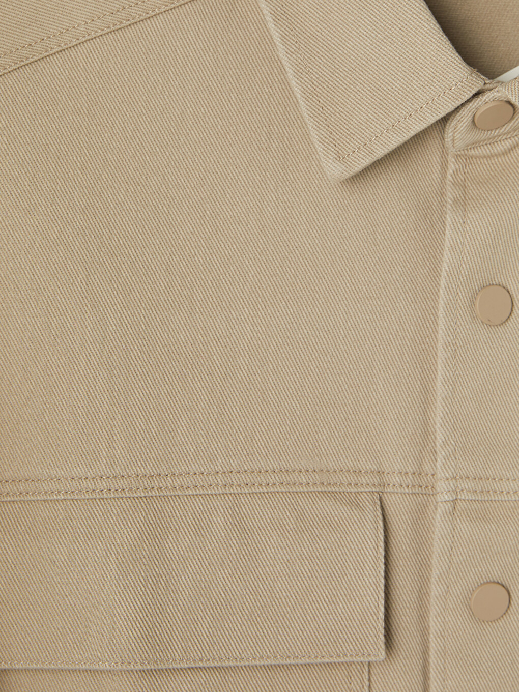 Relax Fit Erkek Gabardin Gömlek Ceket-6