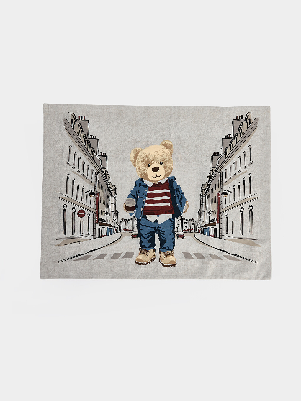 بیر تەدی چاپکراو بالیف کەیس ٢ پارچە 50x70 Cm-2