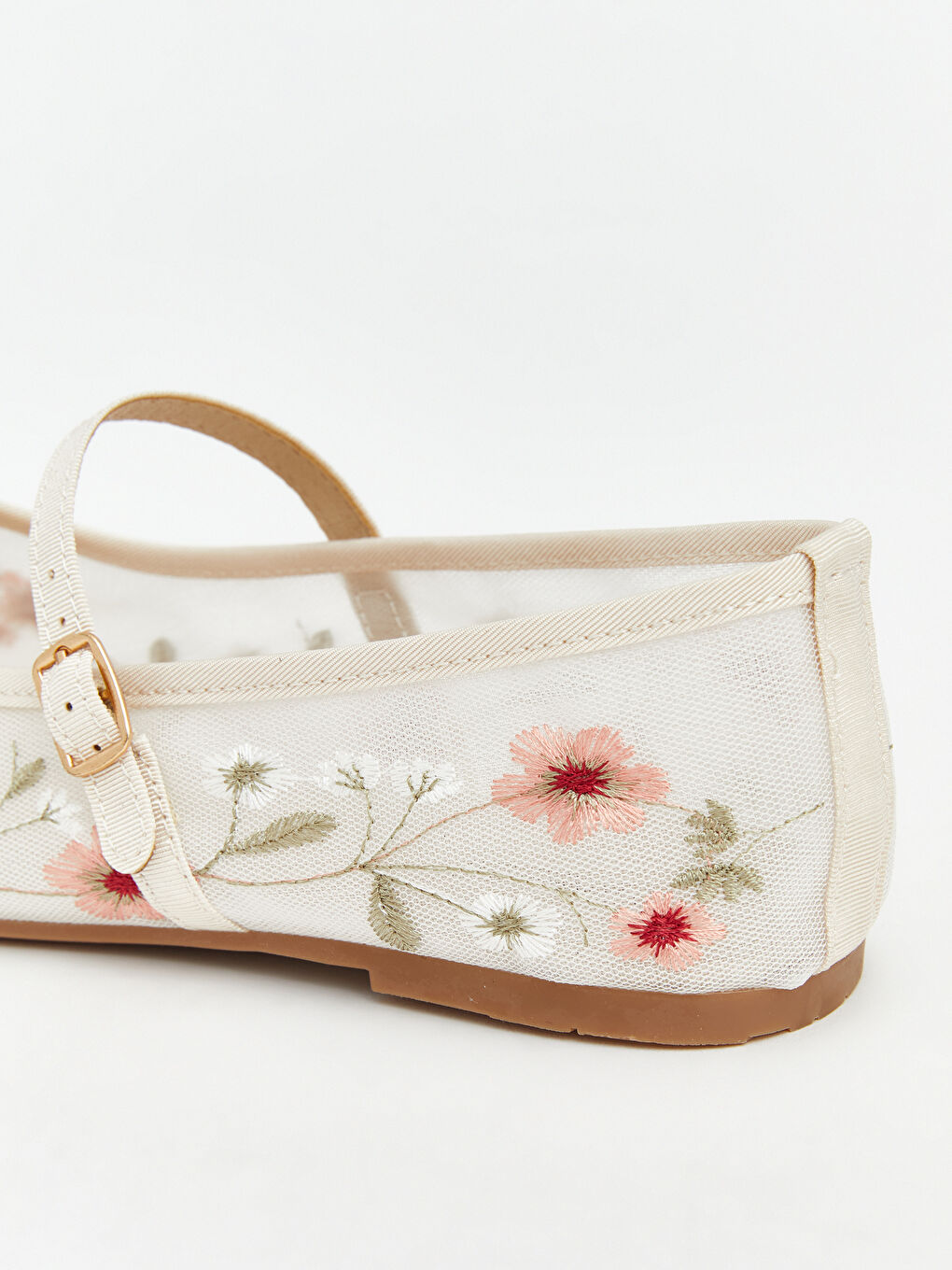 Girl ECRU Ballet Flats-4