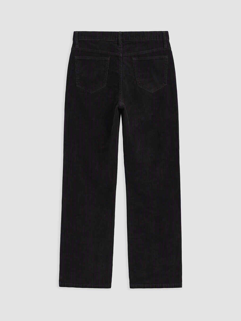 Siyah Regular Fit Kadife Erkek Chino Pantolon-4