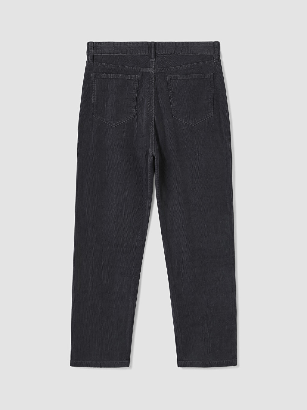 Antrasit Regular Fit Kadife Erkek Pantolon-5