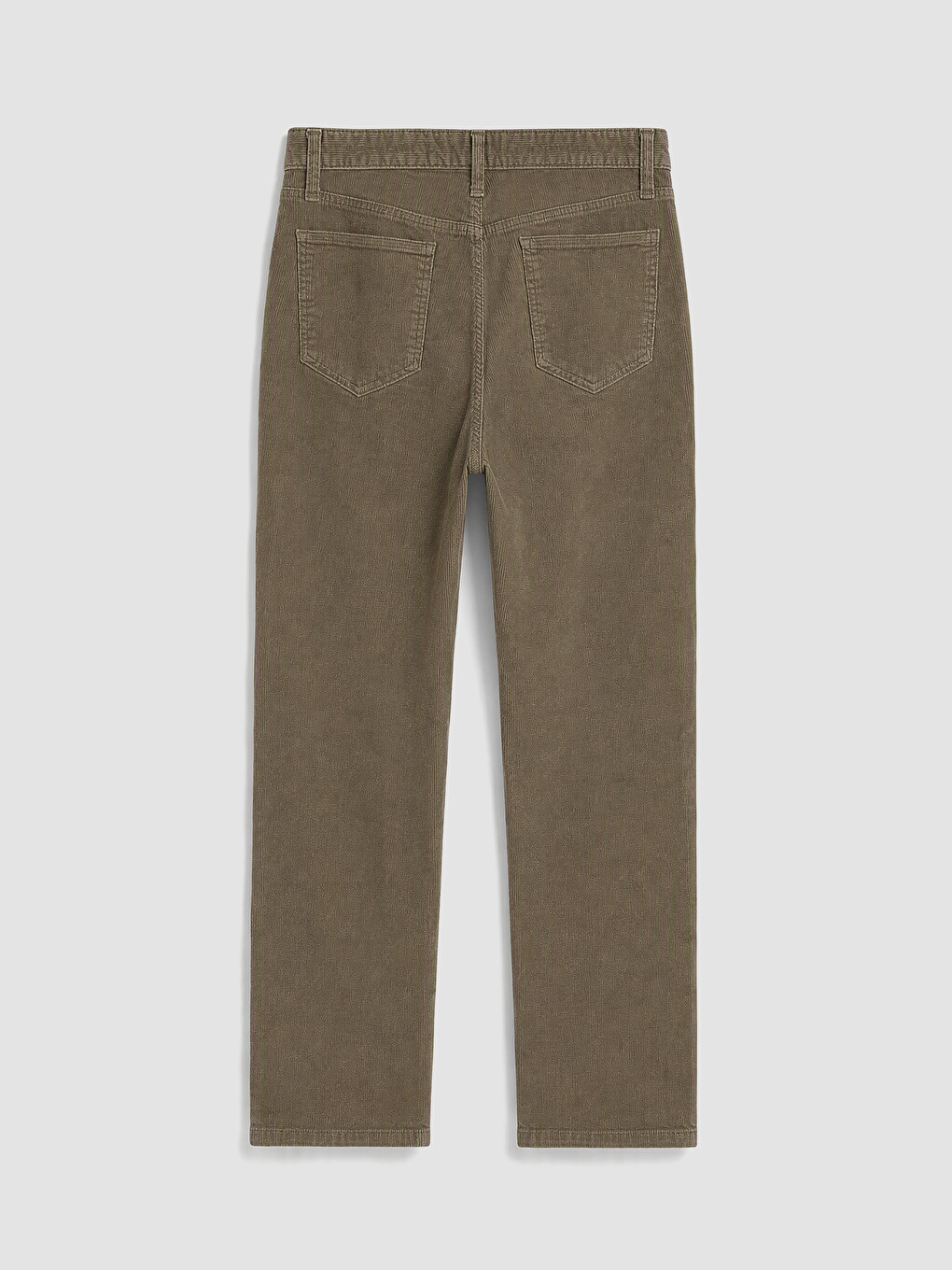 Regular Fit Baršunaste Pantalone Za Muškarce-5