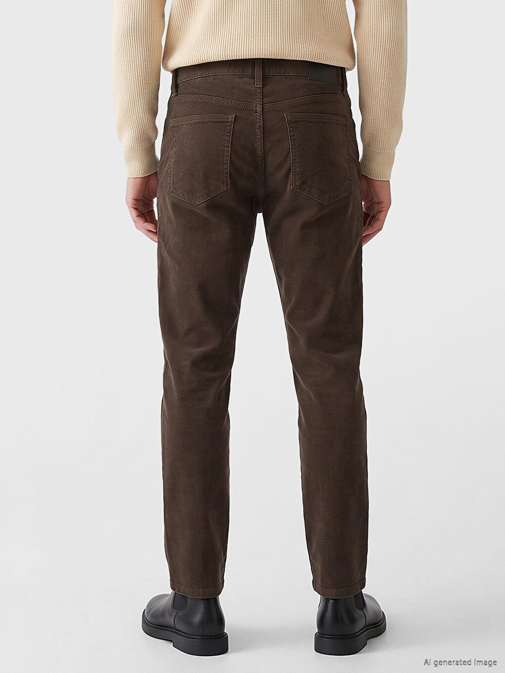 Pantaloni Catifea Regular Fit Bărbați-3