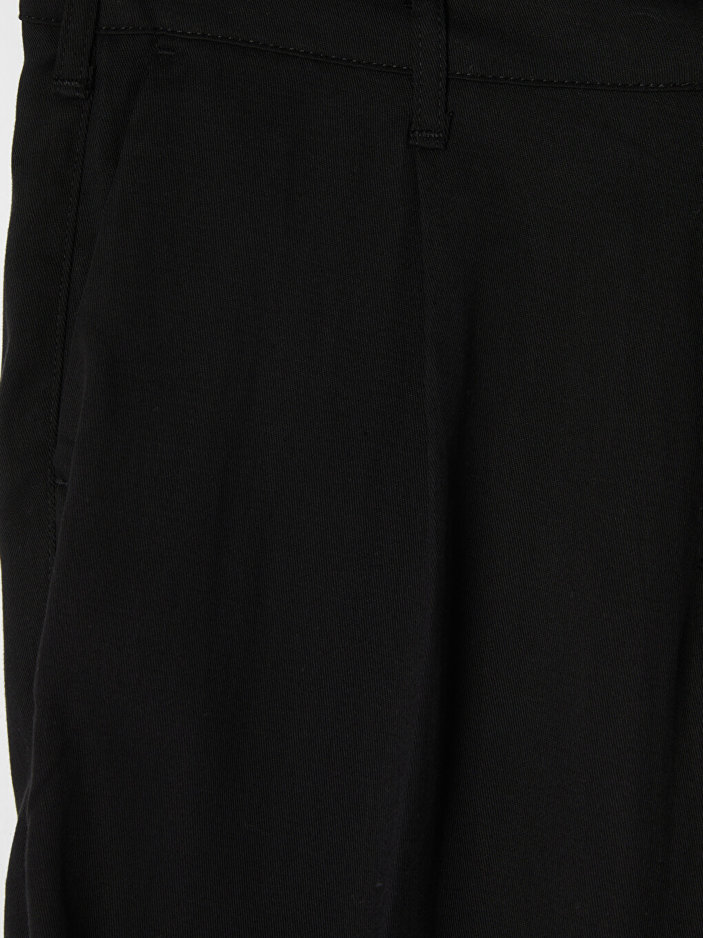 Siyah Standart Kalıp Erkek Chino Pantolon-5