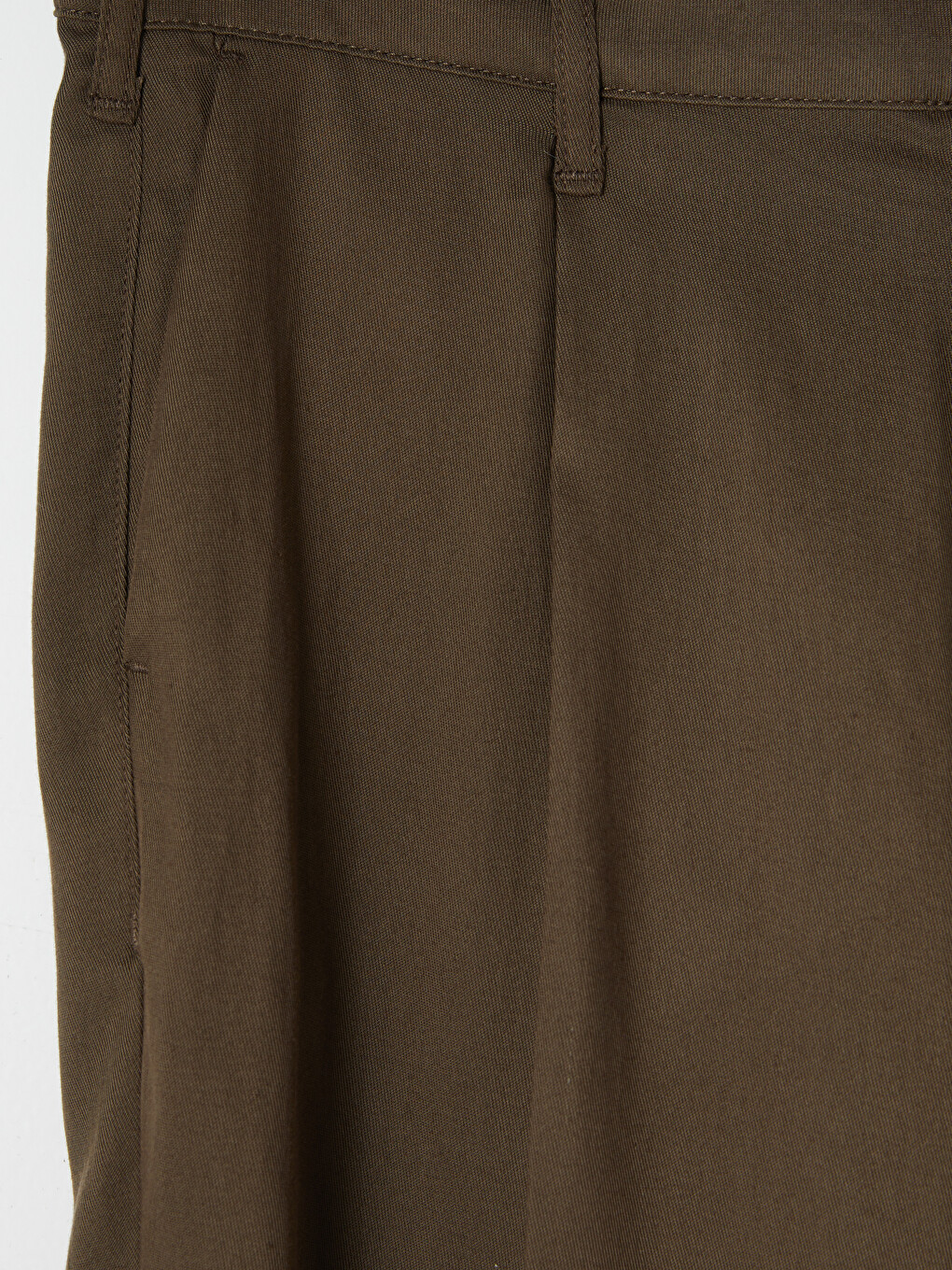 Kahverengi Standart Kalıp Erkek Chino Pantolon-6