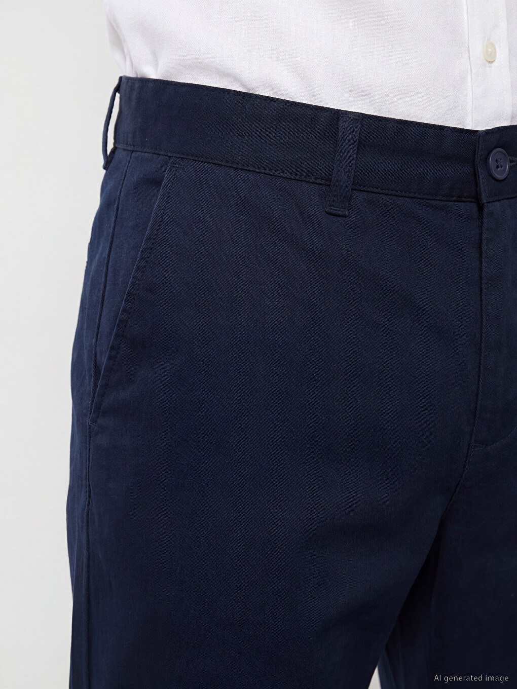 Standart Kalıp Erkek Chino Pantolon-2