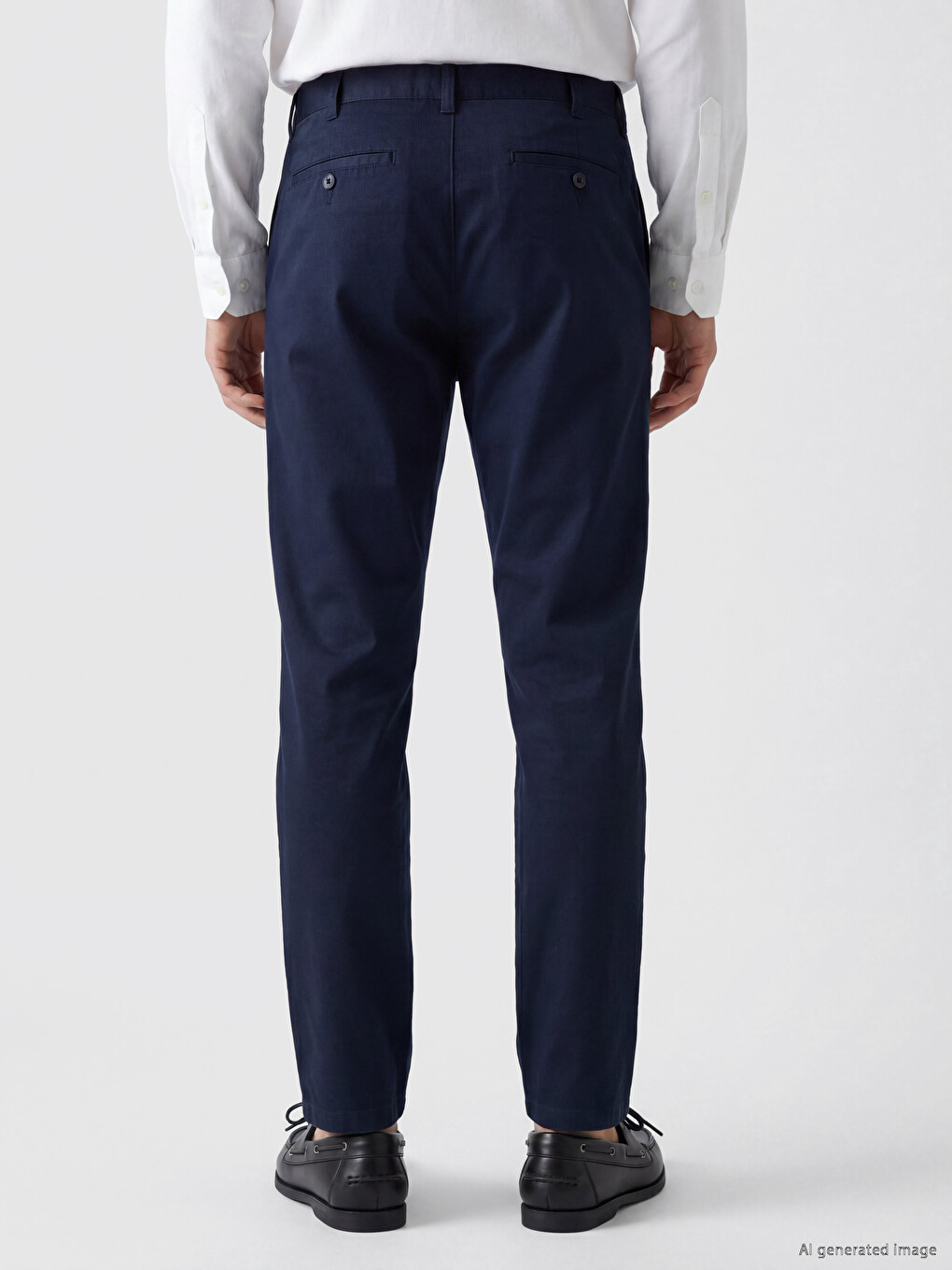 Standart Kalıp Erkek Chino Pantolon-3