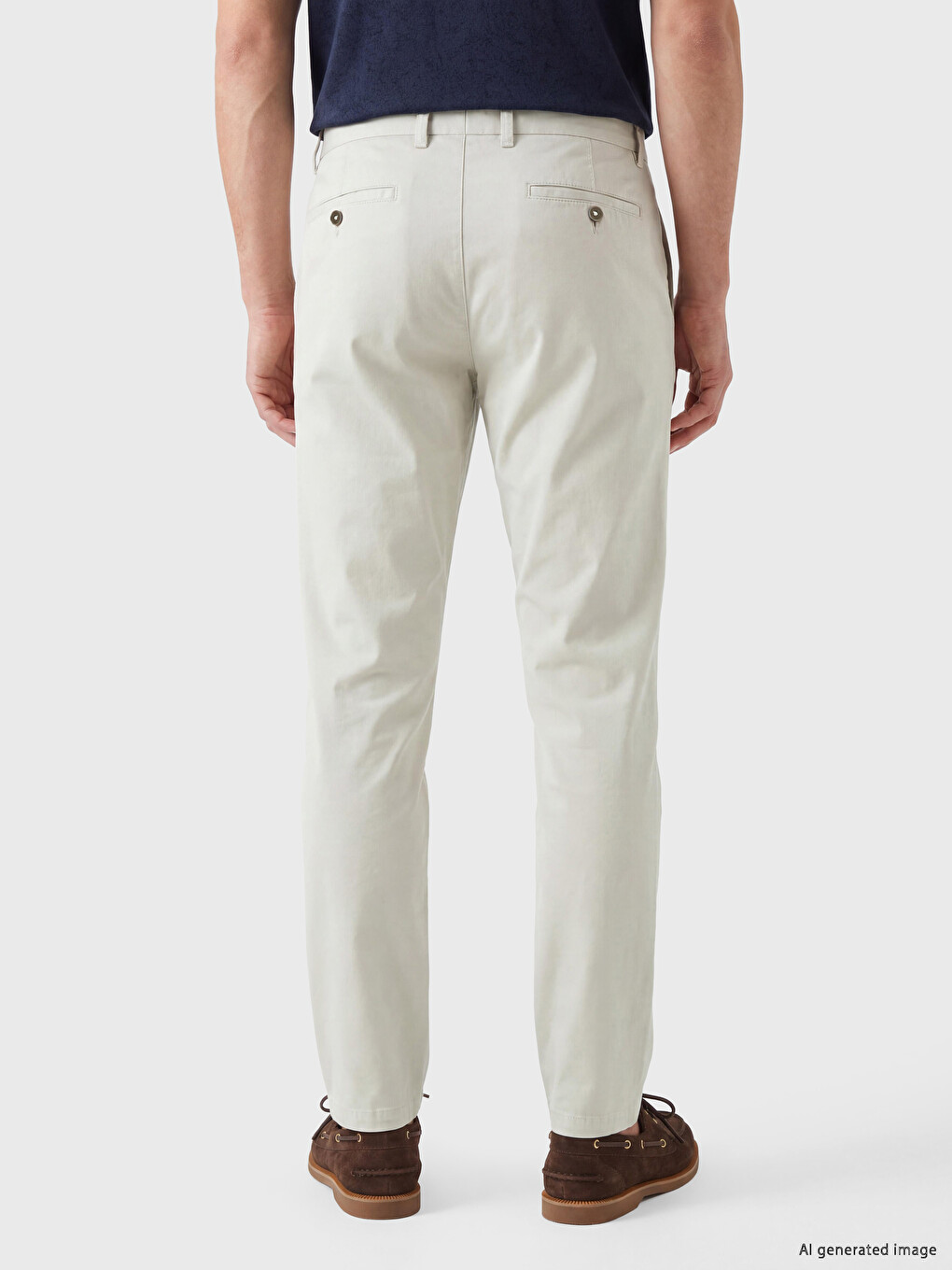 Regular Fit Men's Chino Trousers-3