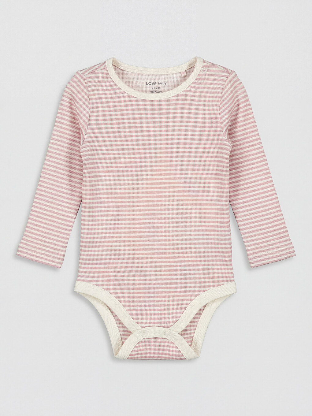 Bisiklet Yaka Kız Bebek Çıtçılı Body 2'li-1