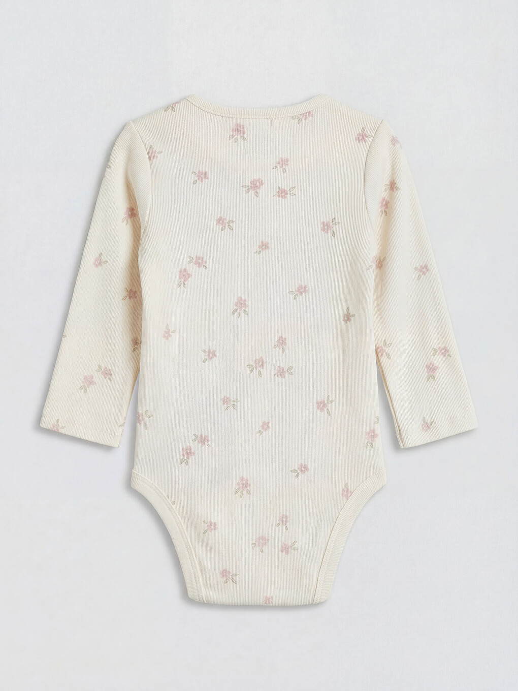 Bisiklet Yaka Kız Bebek Çıtçılı Body 2'li-4