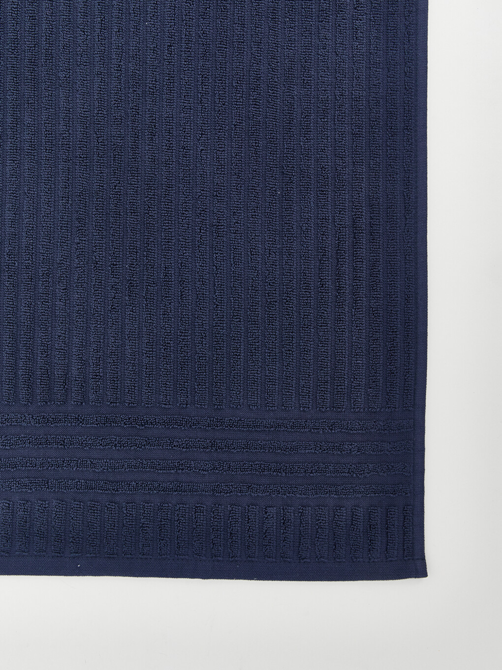 Ribbed Cotton Face Towel 50x80 Cm-2