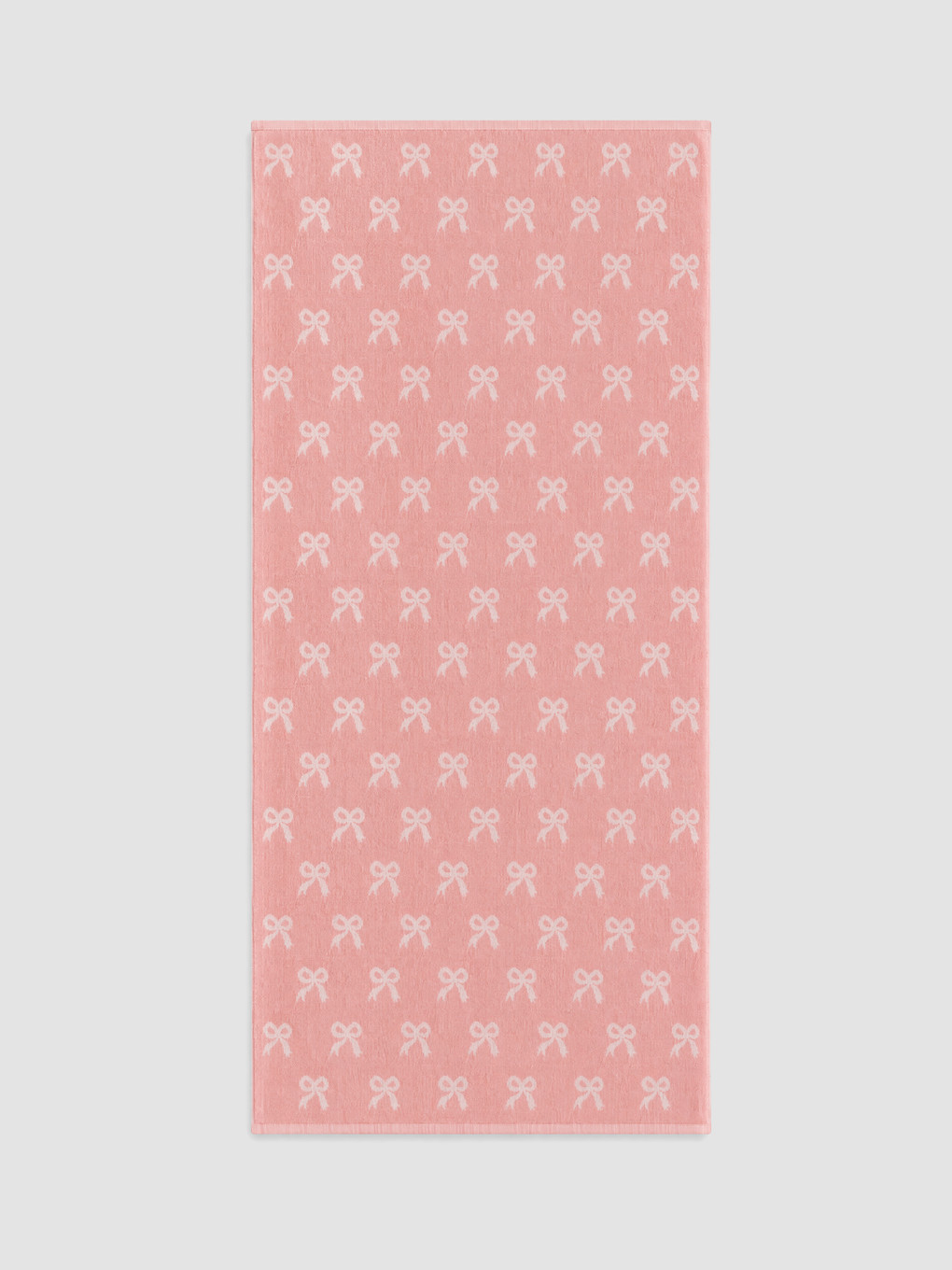 Bow Patterned Bath Towel 70x140 Cm-1