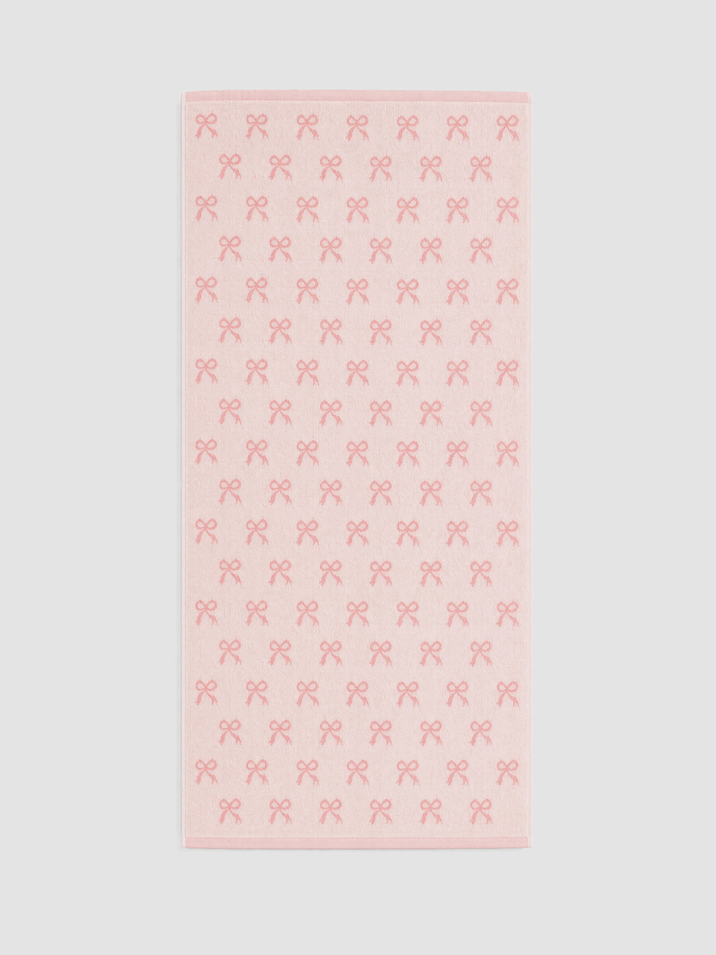 Bow Patterned Bath Towel 70x140 Cm-2