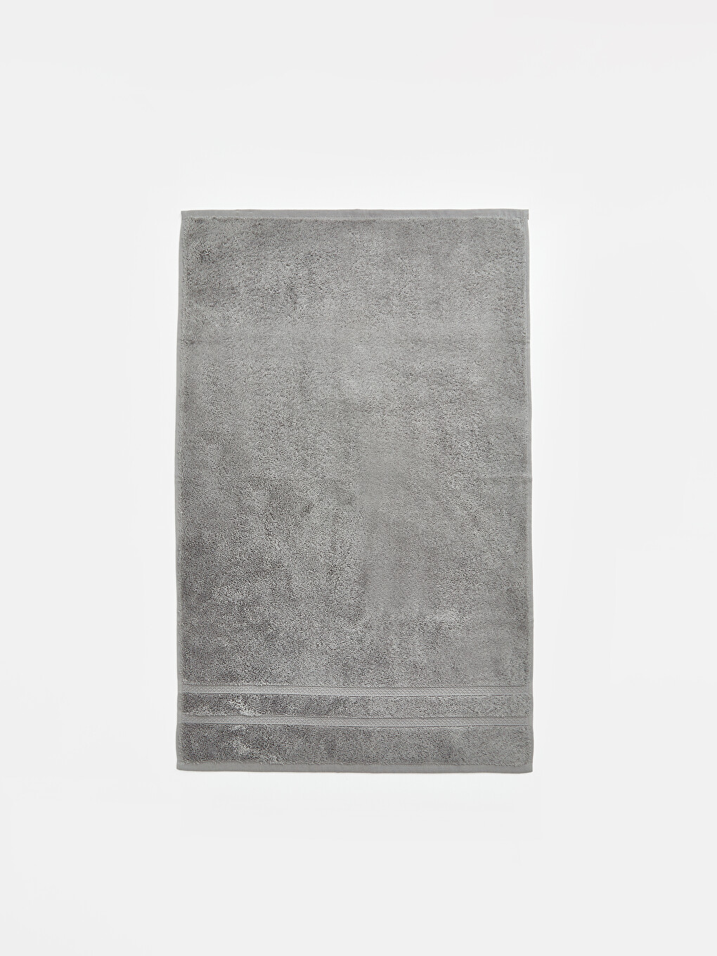 Gri Pamuklu Yüz Havlusu 50x80 Cm