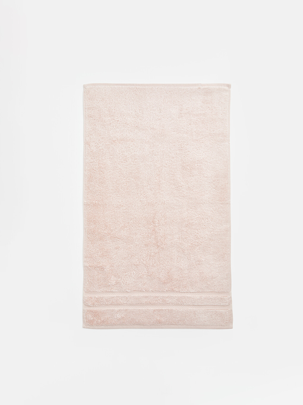 Pembe Pamuklu Yüz Havlusu 50x80 Cm