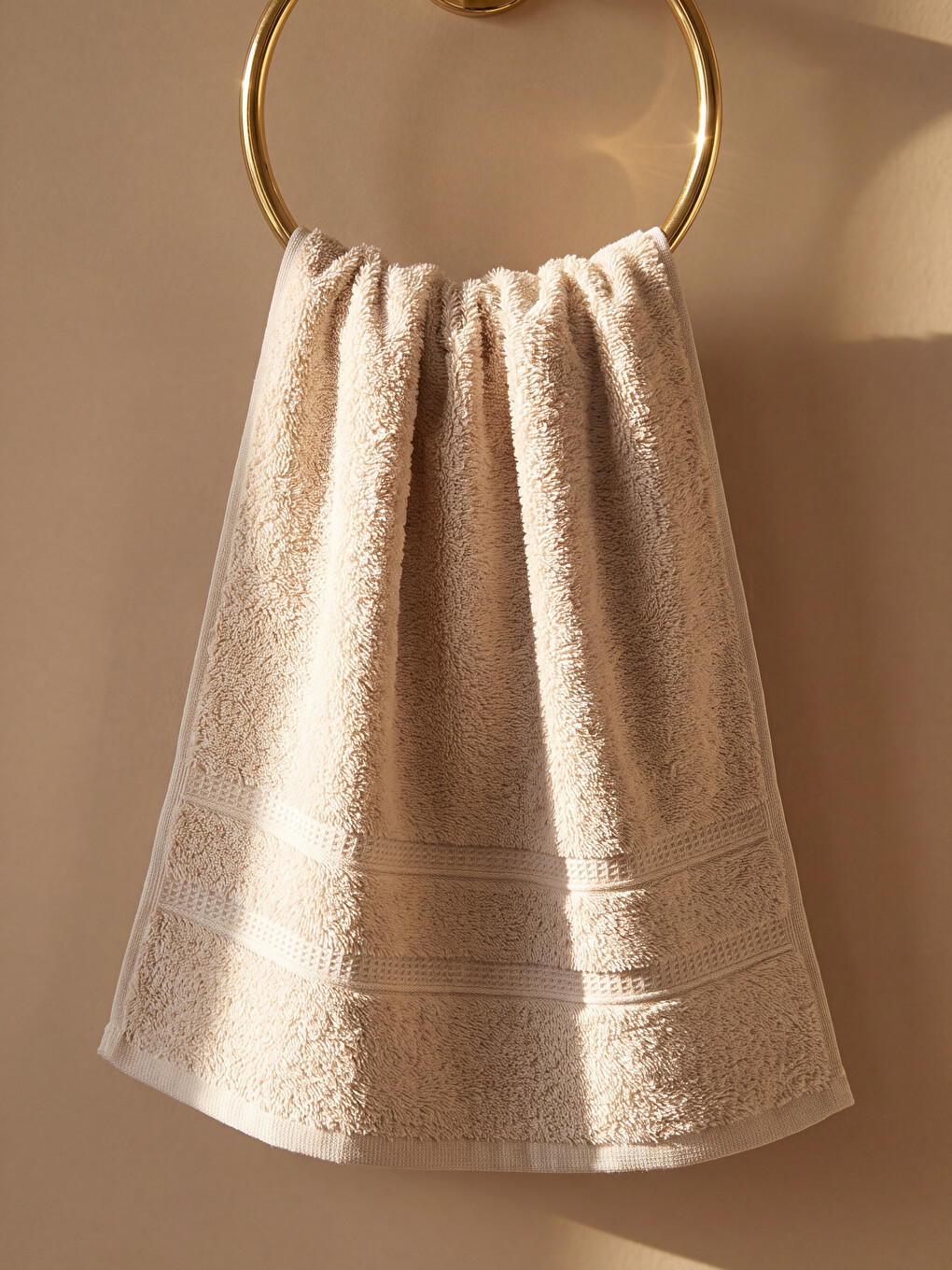 Beige Hand Towel