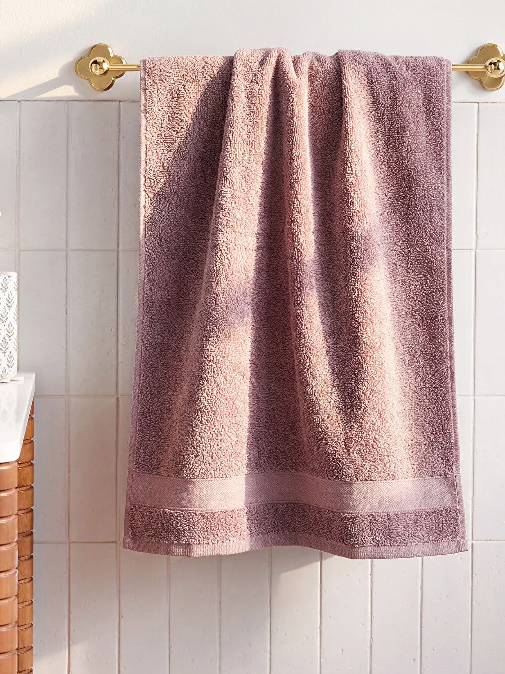 Bordered Cotton Face Towel 50x80 Cm