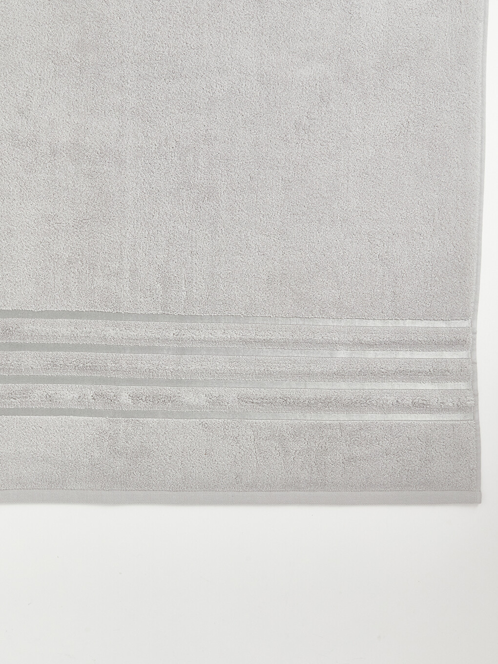 Gri Pamuklu Banyo Havlusu 70x140 Cm-2
