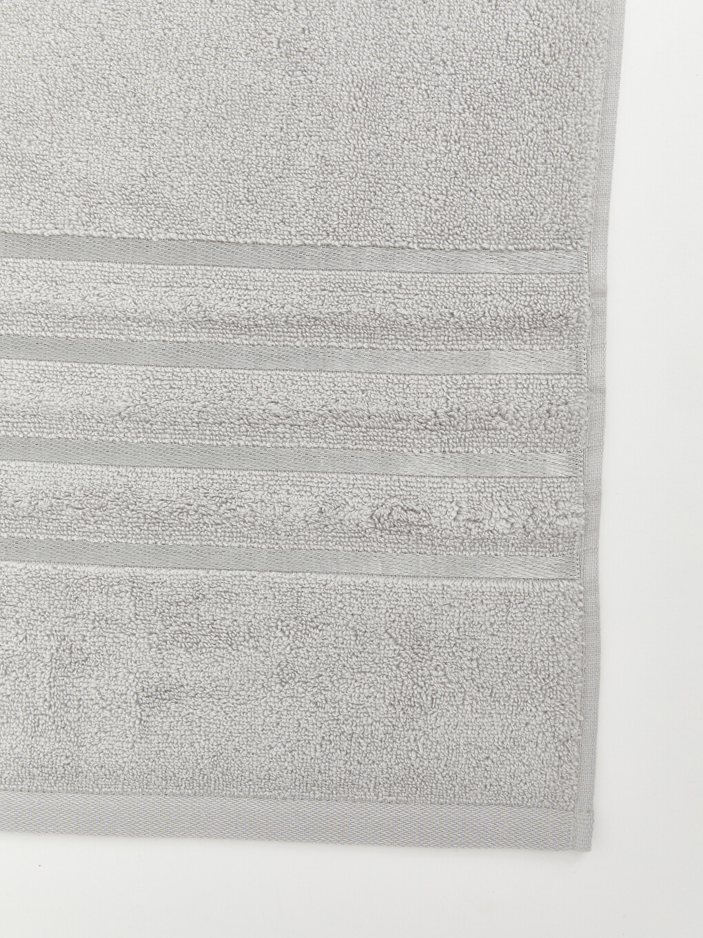 Gri Pamuklu Banyo Havlusu 70x140 Cm-3
