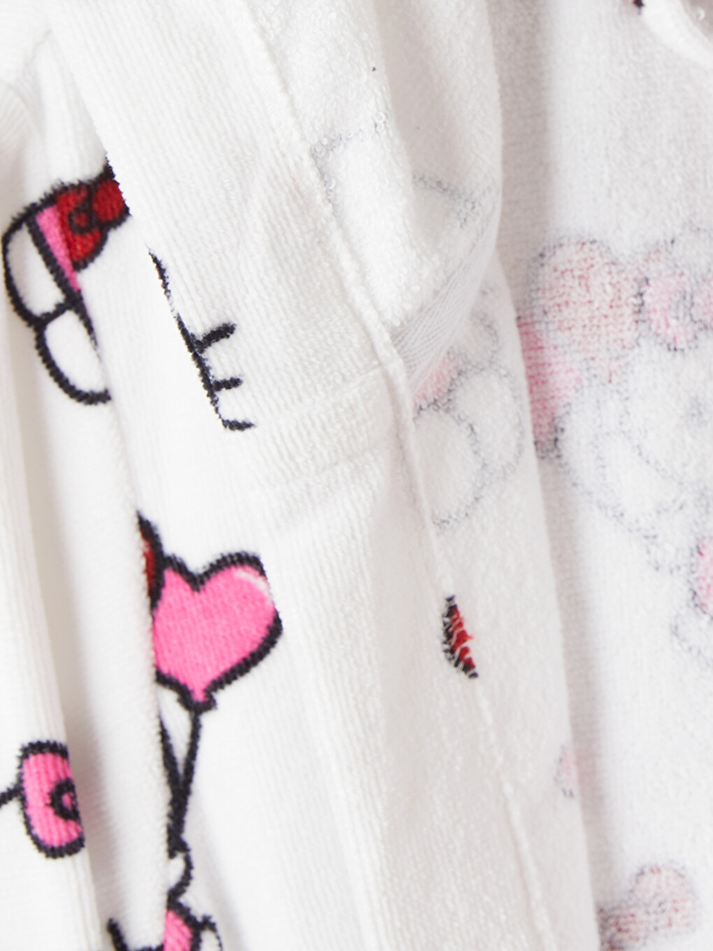 Rrobë Banje Pambuku E Stampuar Hello Kitty Për Vajza-2