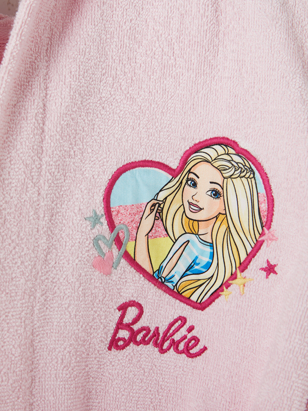 Barbie Κεντημένο Μπουρνούζι Για Κορίτσια-1