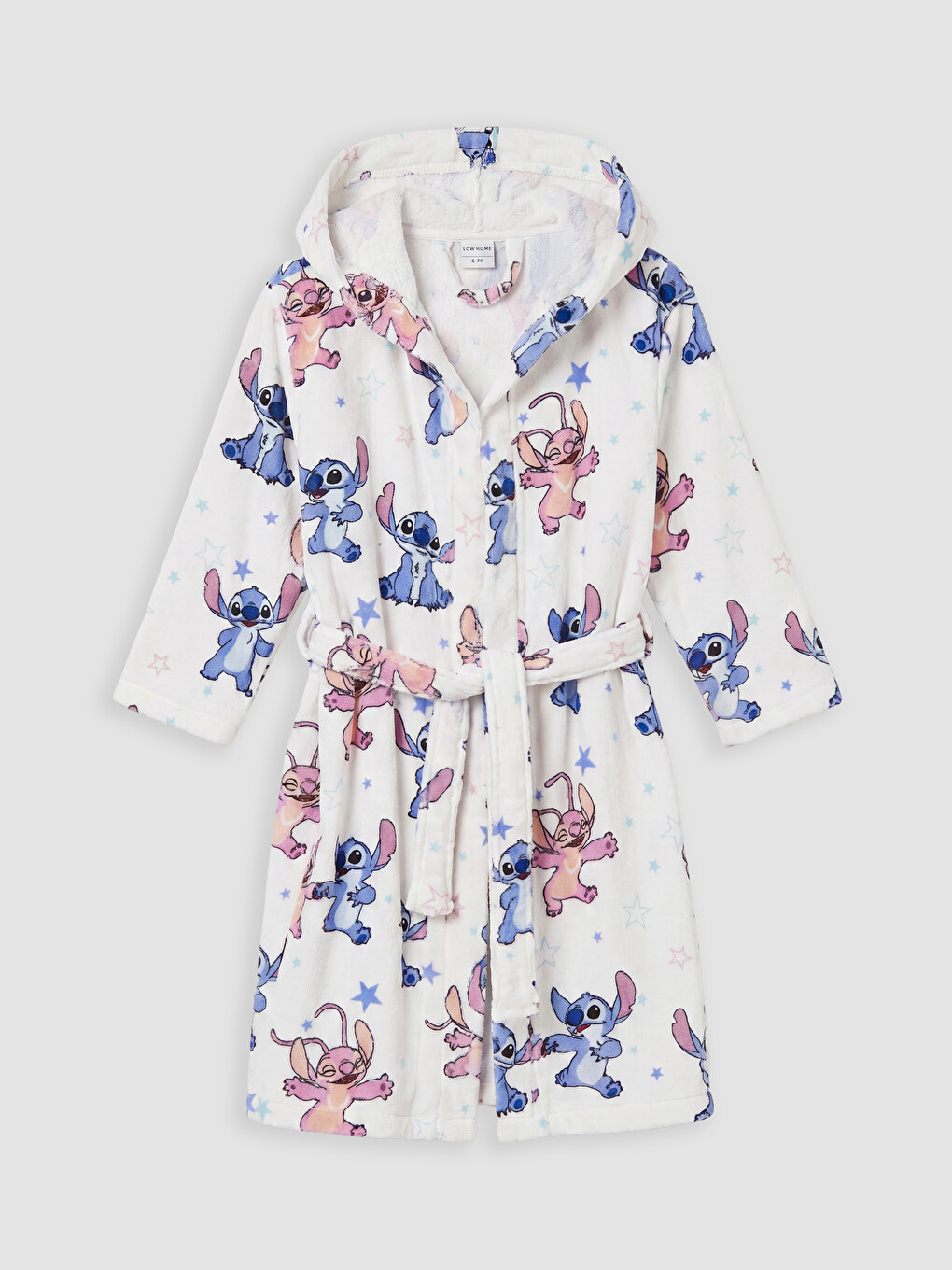 Stitch Εκτυπωμένο Βαμβακερό Παιδικό Μπουρνούζι