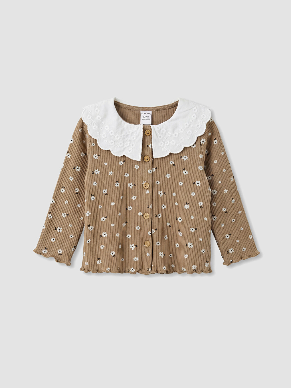 Peter Pan Collar Baby Girls' Cardigan And Leggings 2 Pack Set-1