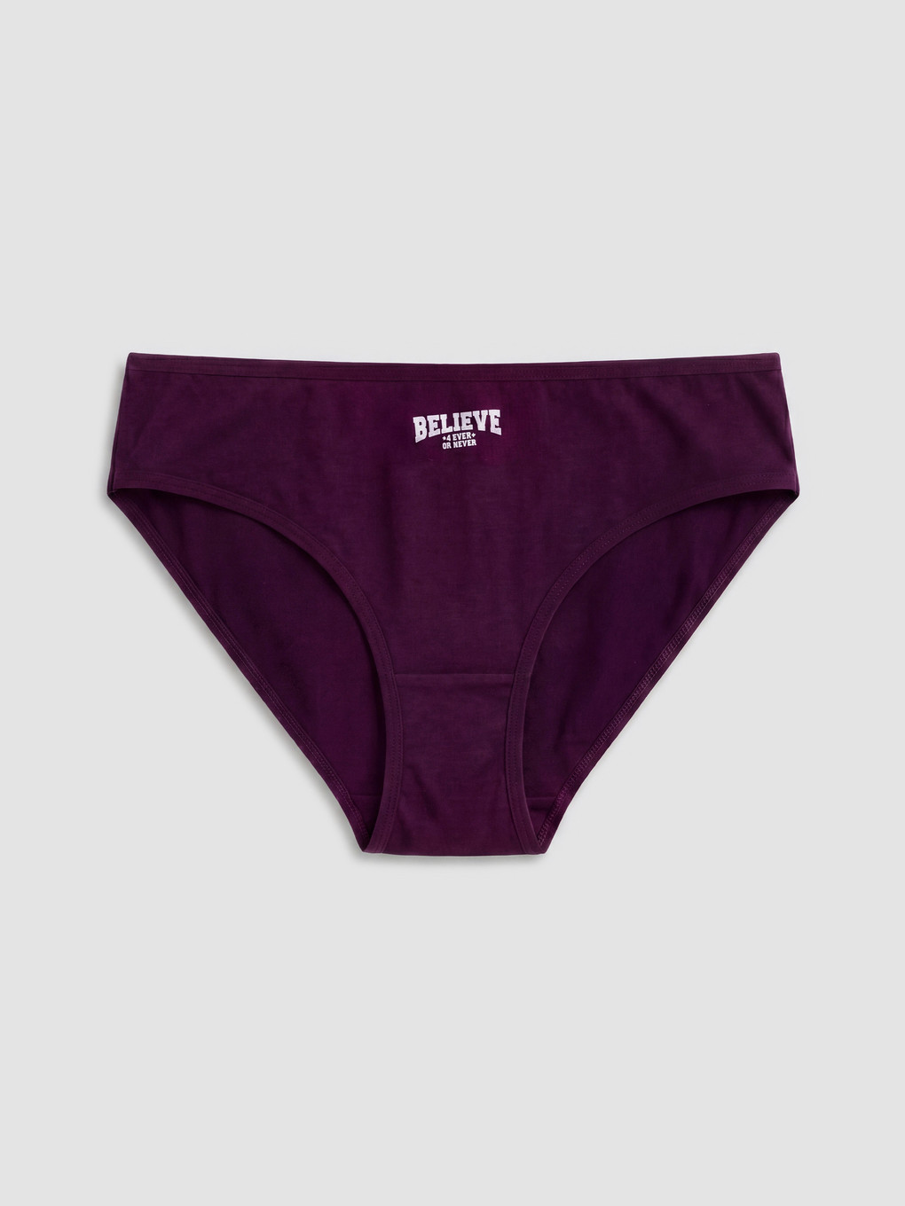 Mor Baskılı Bikini Külot