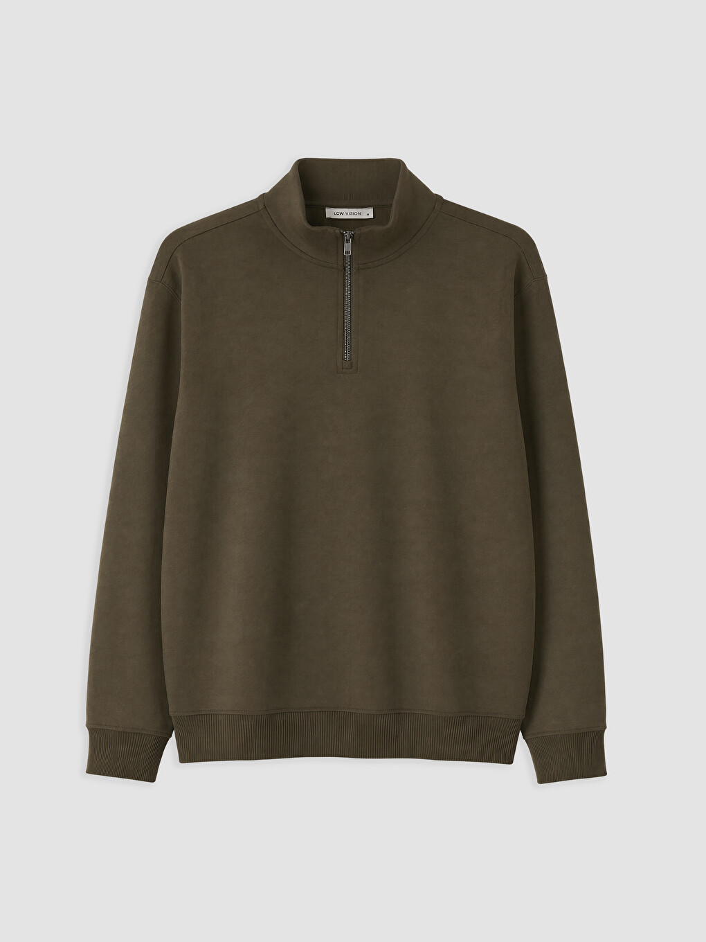 Mock Neck Men's Sweatshirt-4