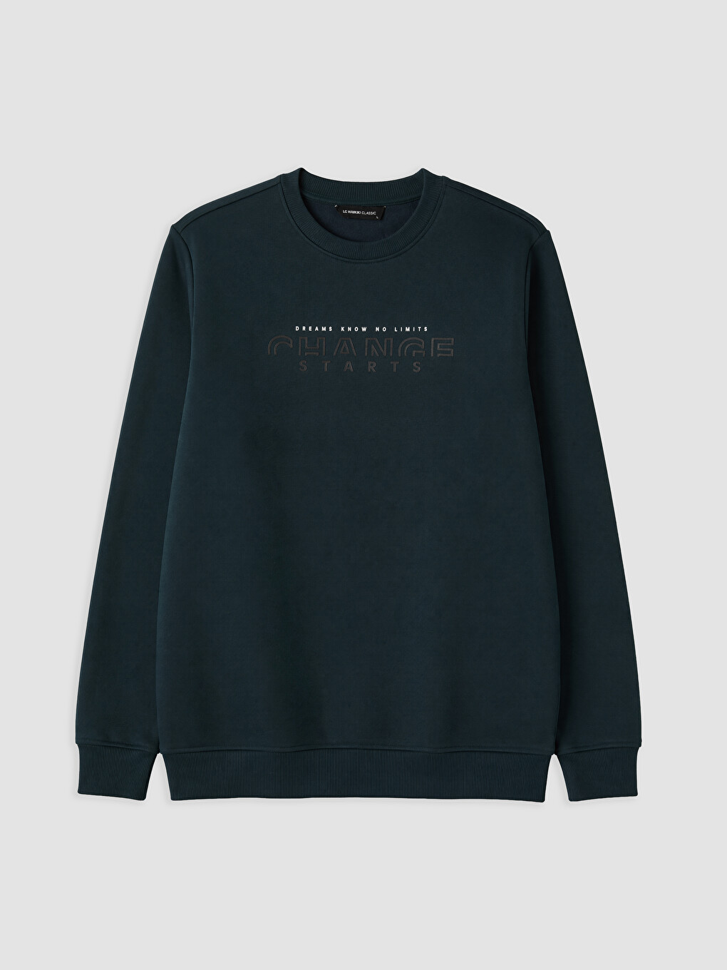 Crew Neck Printed Men's Sweatshirt-3