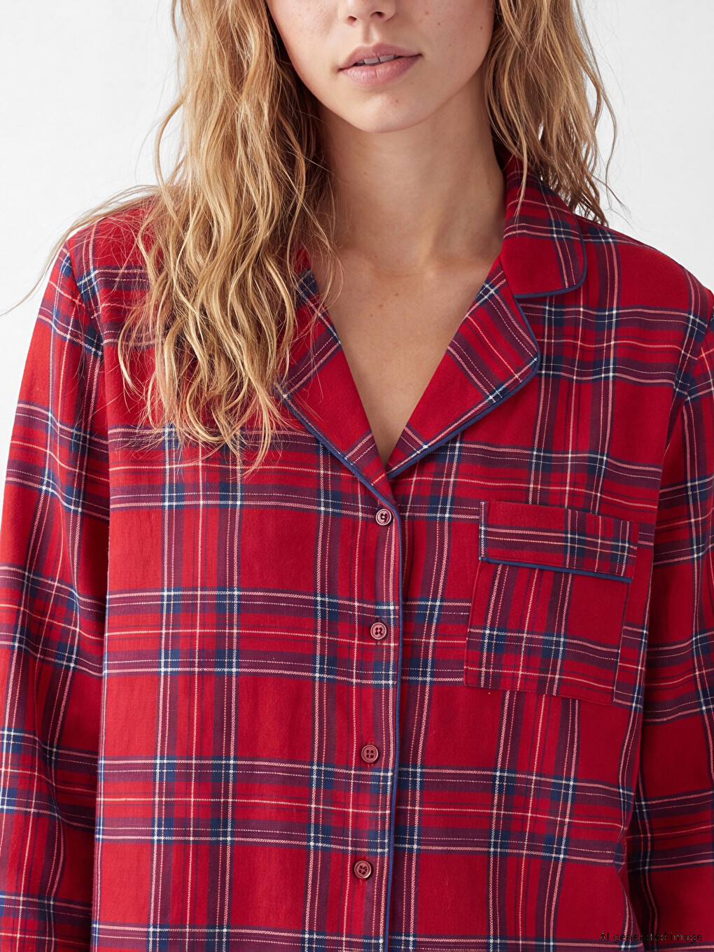 Woman Red Pyjama Set-2