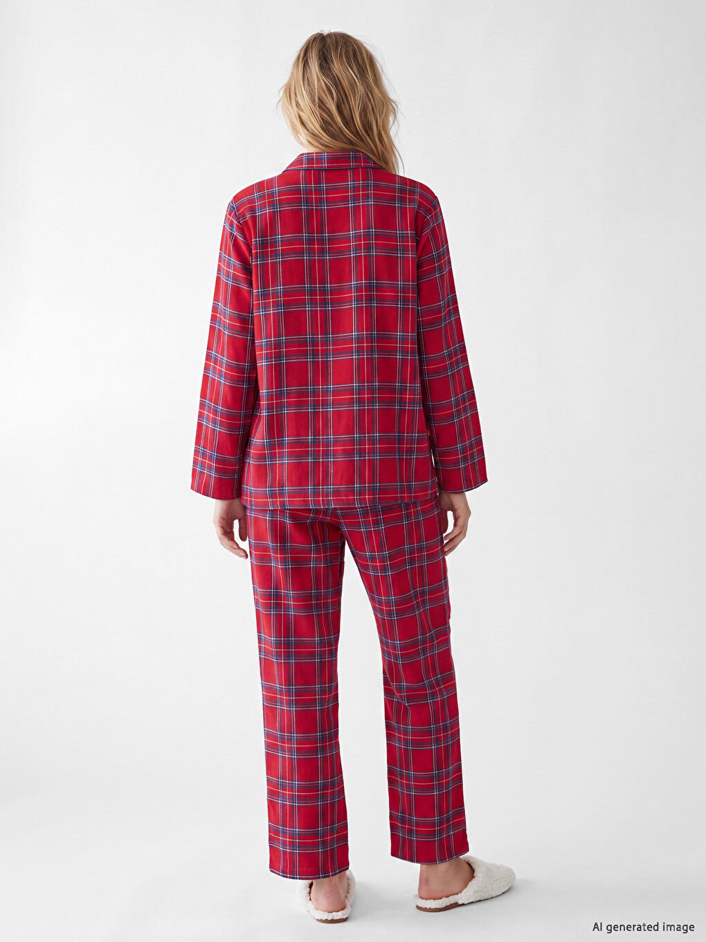 Woman Red Pyjama Set-3