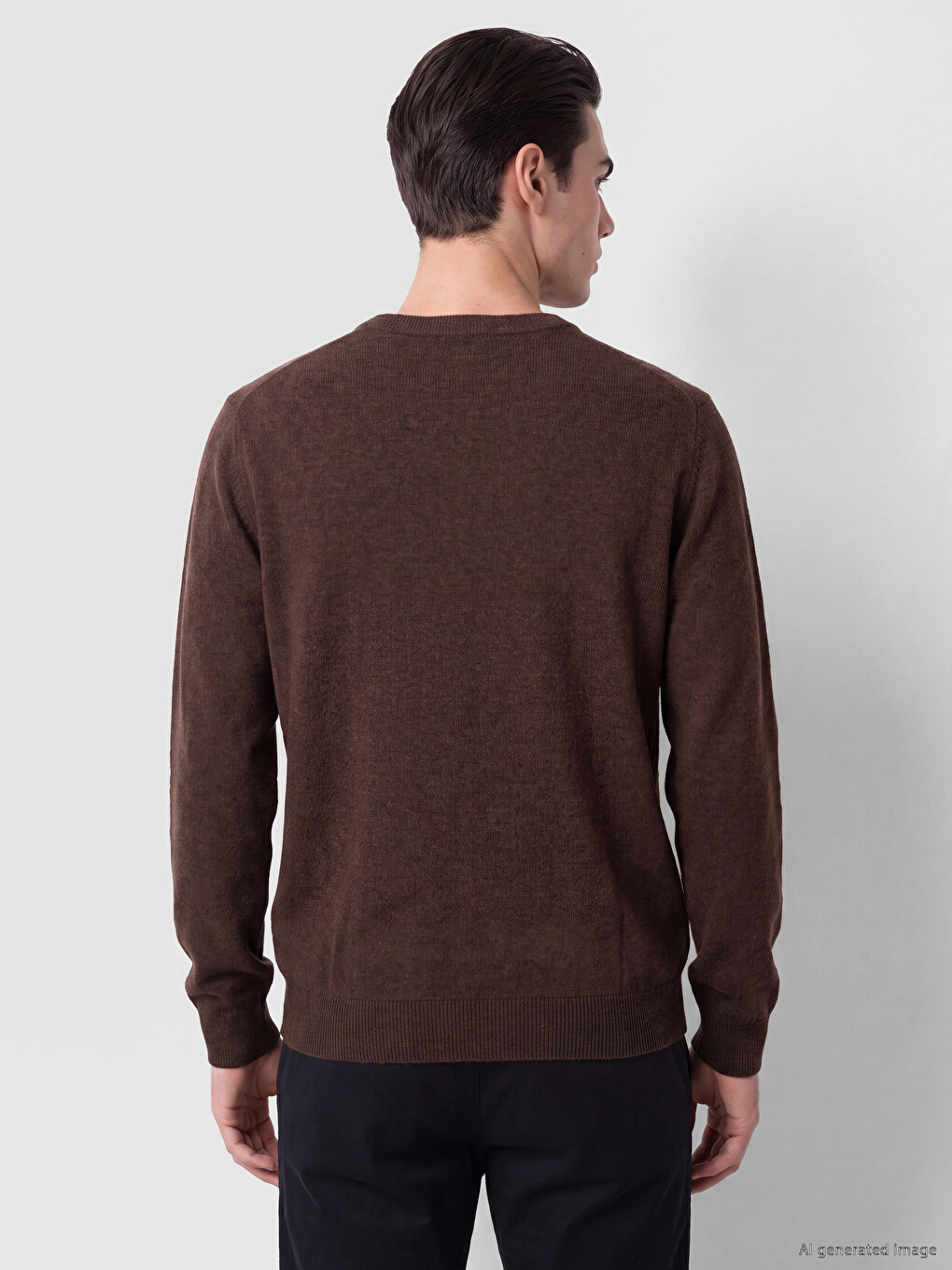 Man Brown Sweater-2
