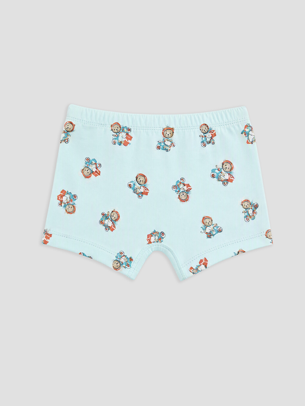 Mavi Desenli Erkek Çocuk Boxer-1
