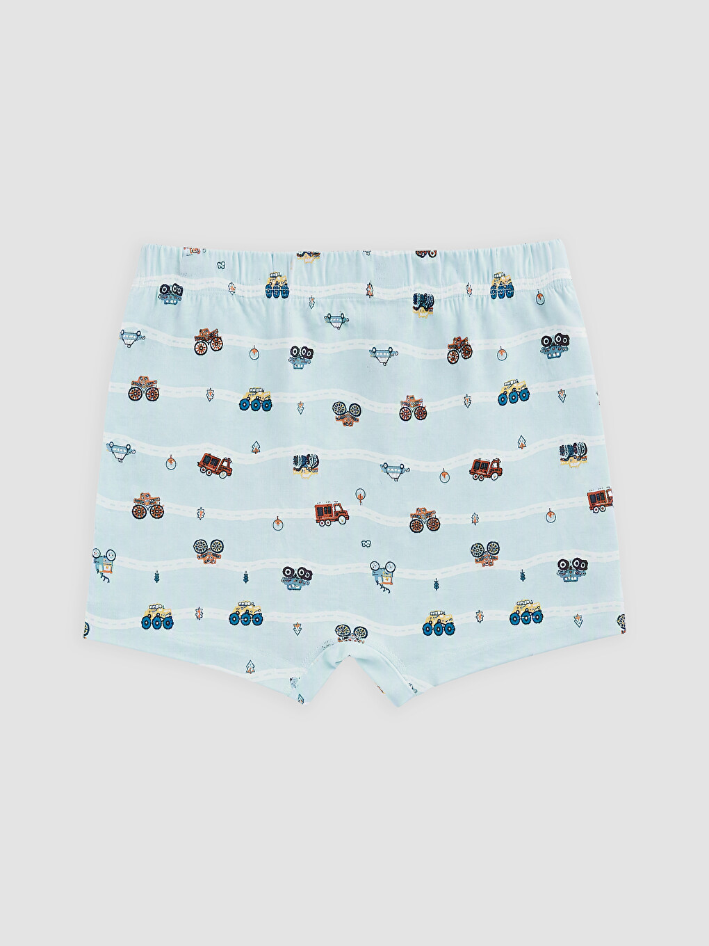 Mavi Desenli Erkek Çocuk Boxer-1