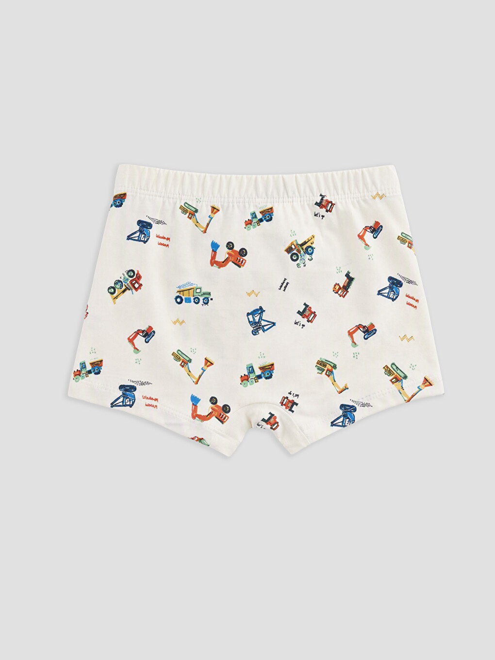 Baskılı Erkek Çocuk Boxer 3'lü-4