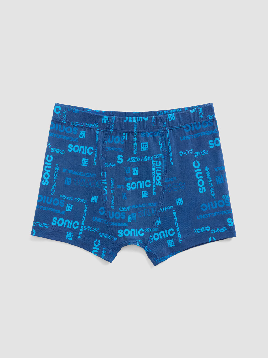 Mavi Erkek Çocuk Sonic Baskılı Boxer 3'lü-2
