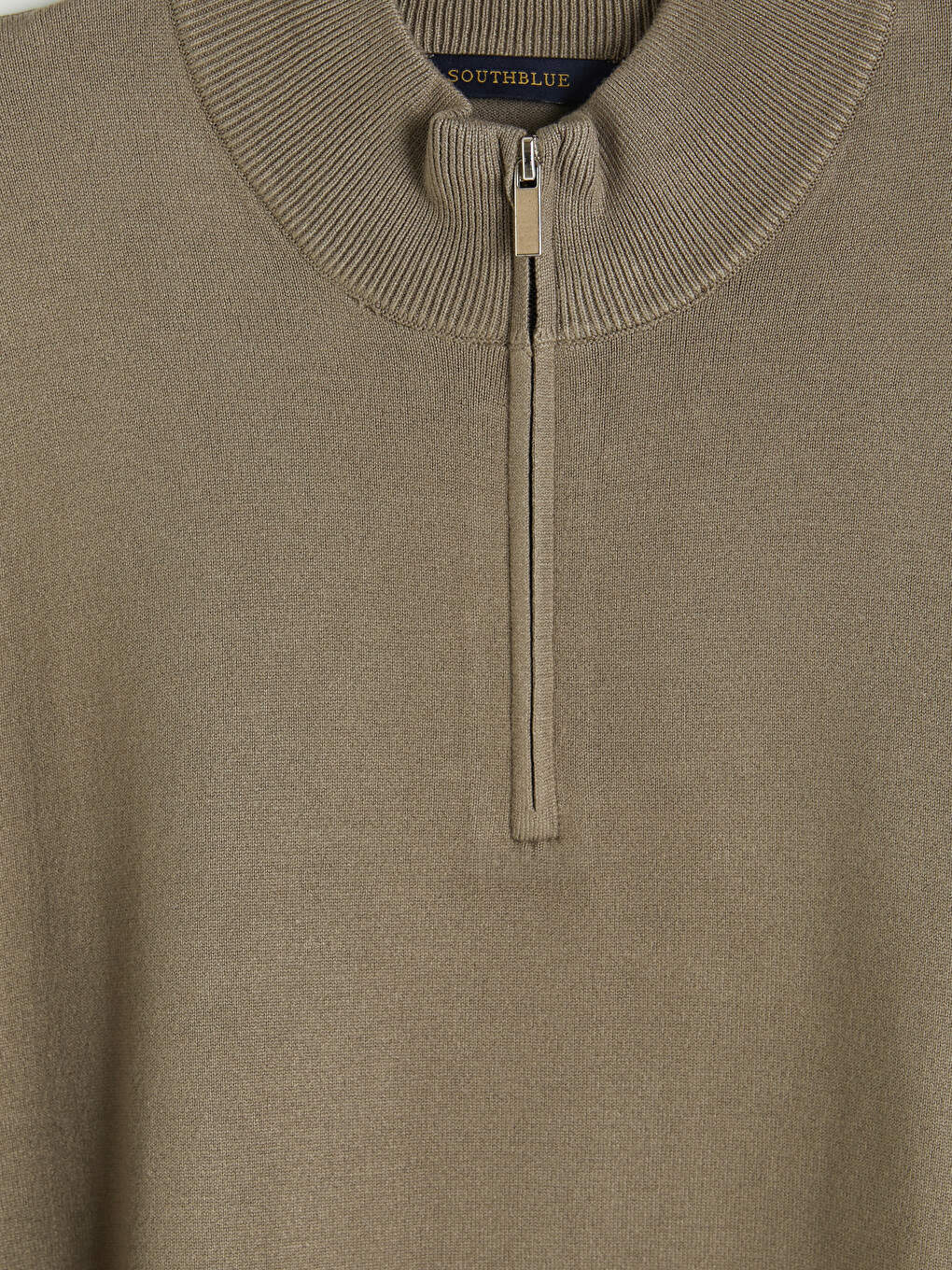 Pull-over En Maille À Col Montant Zippé Pour Homme-6