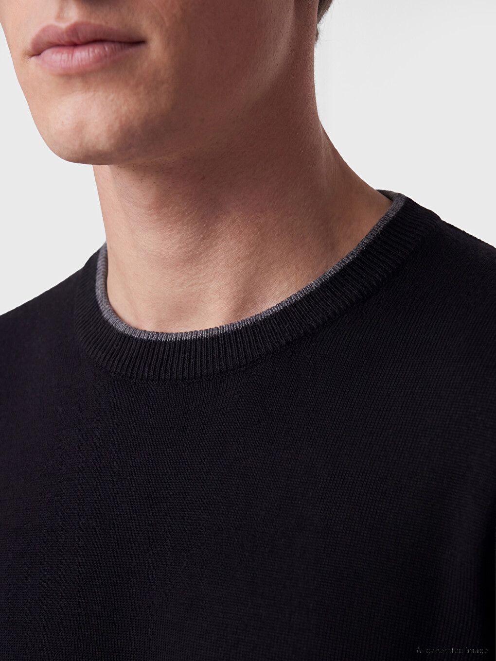 Crew Neck Men's Knitwear Sweater-2