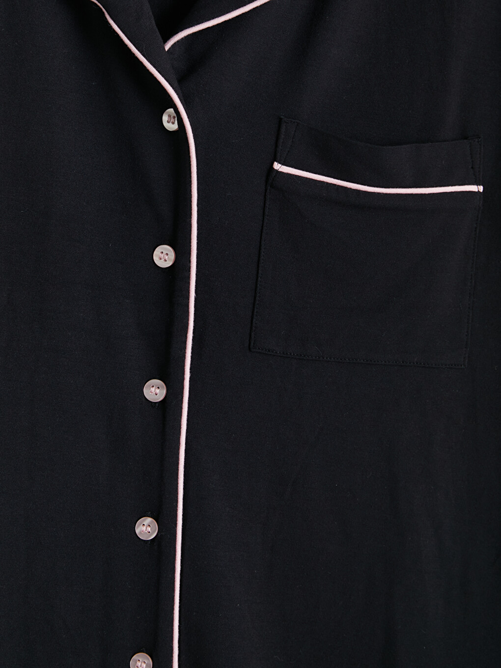 Collared Neck Women's Pyjamas Set-7