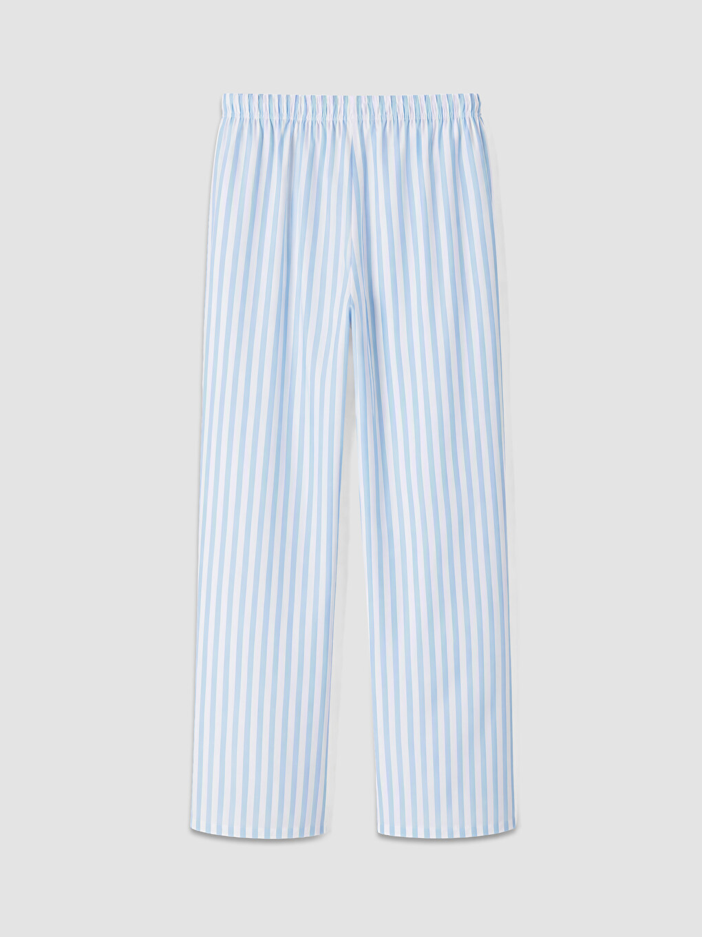 Gömlek Yaka Çizgili Kadın Pijama Takımı-9