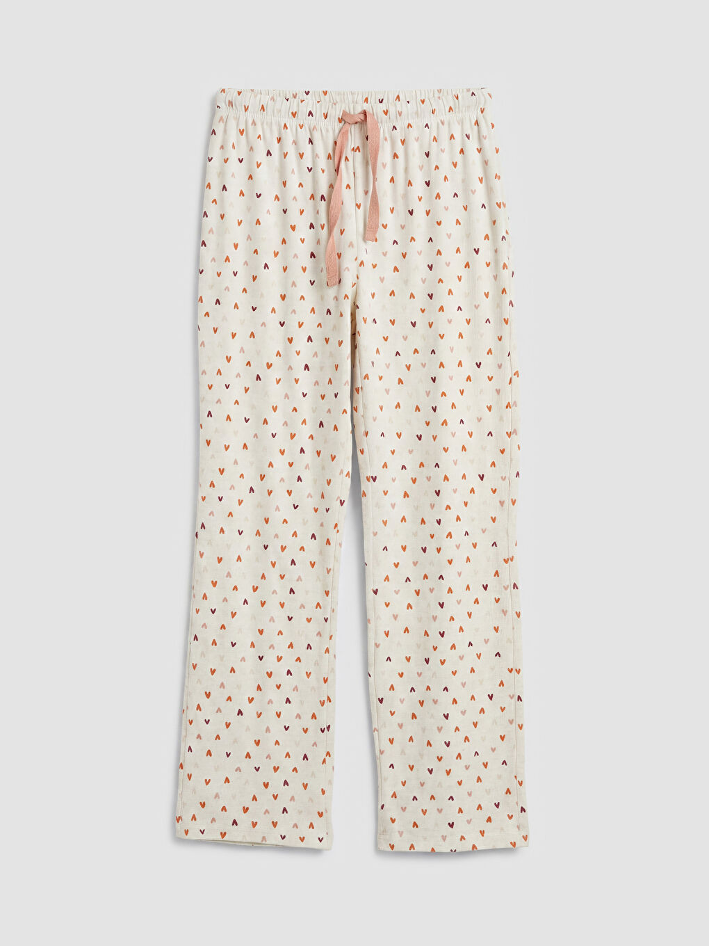 Karışık Kalp Desenli Kadın Pijama Altı