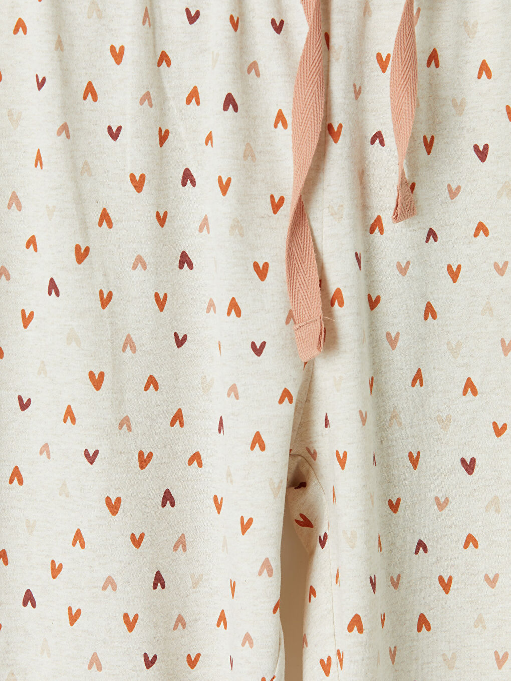 Karışık Kalp Desenli Kadın Pijama Altı-2