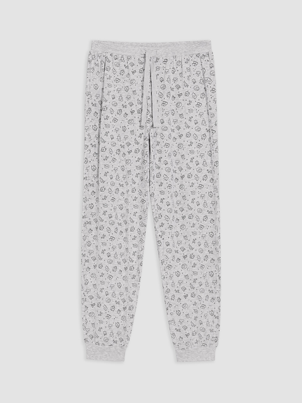 Patterned Women's Jogger Pyjamas Bottom-4
