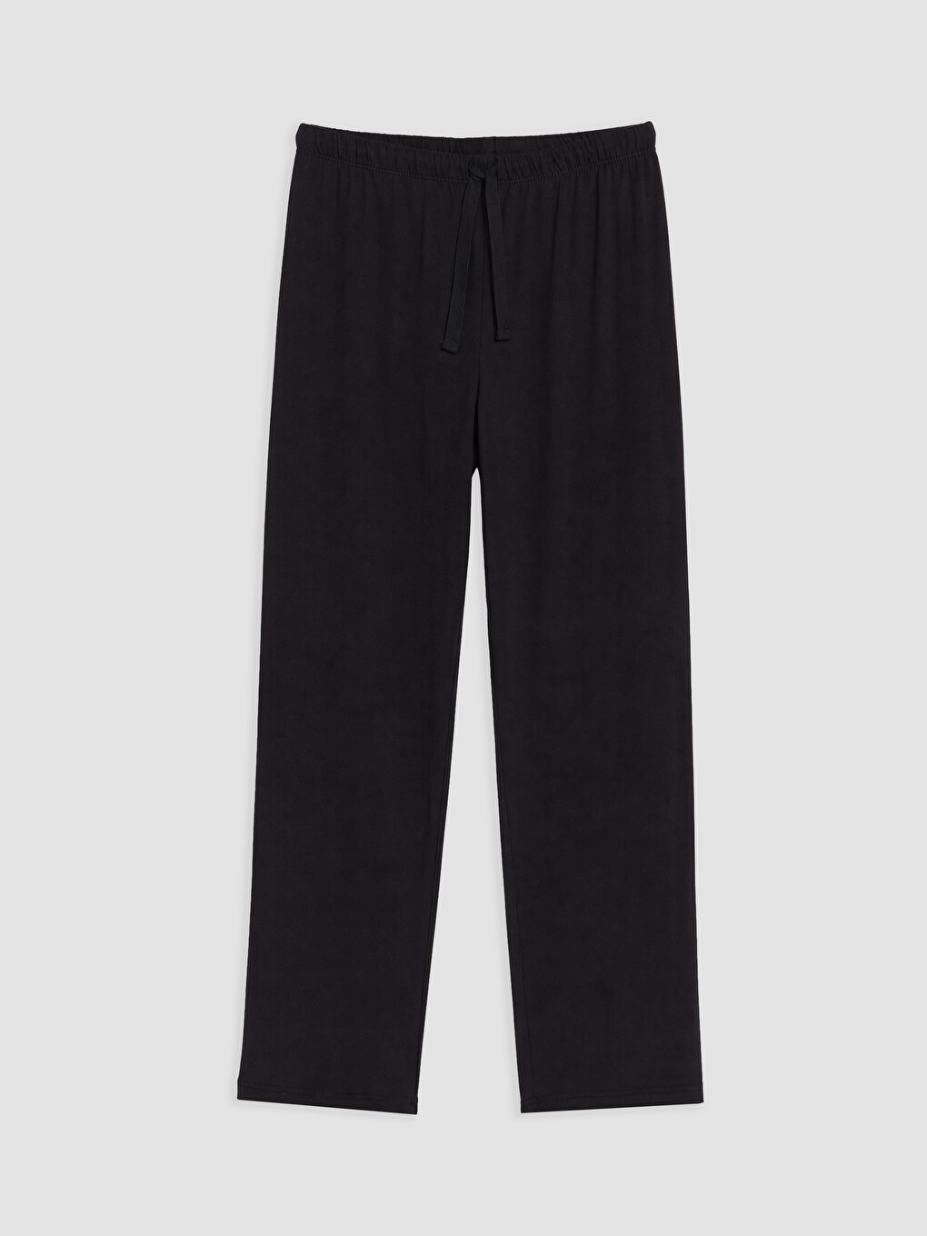Siyah Beli Lastikli Kadın Pijama Altı