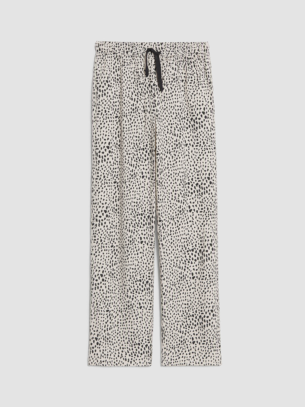 Pembe Leopar Desenli Kadın Pijama Altı-4