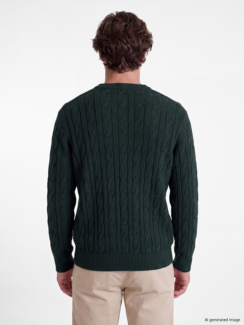 Man Green Sweater-3