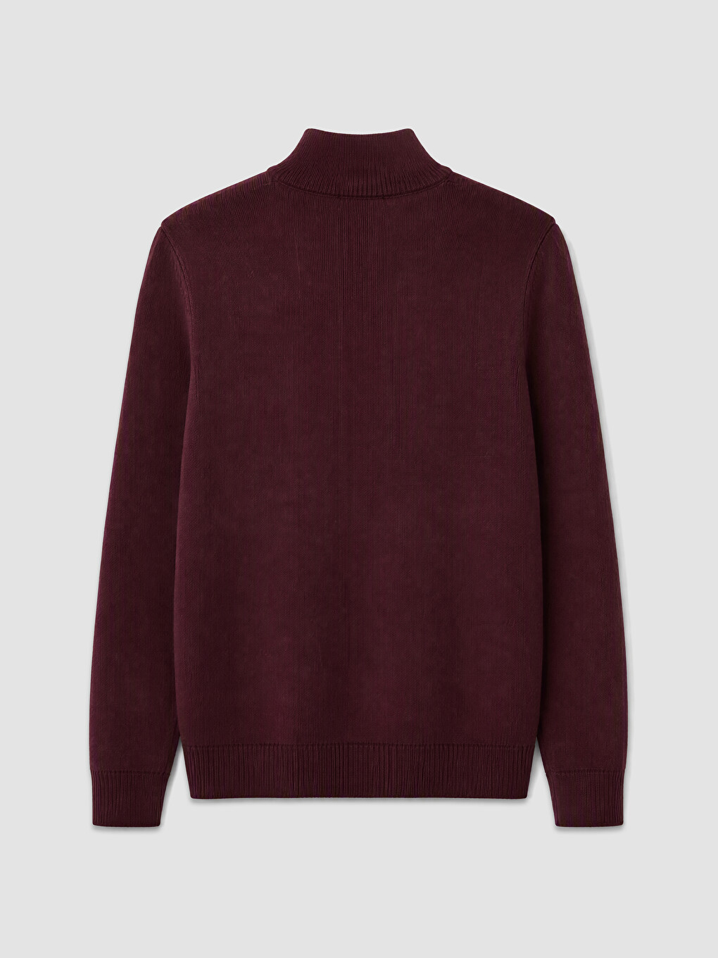 Pulover Tricotat Mock Neck Bărbați-5