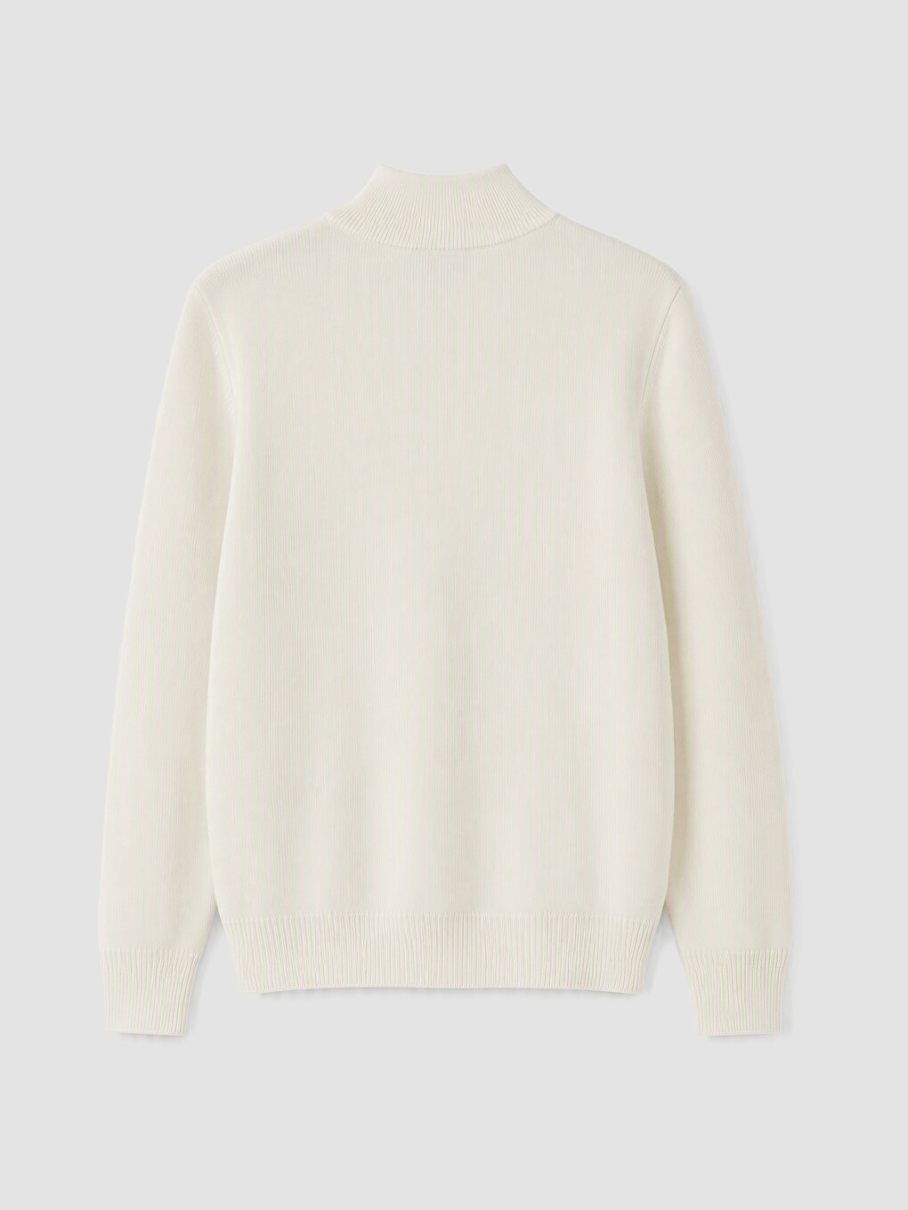 Pulover Tricotat Mock Neck Bărbați-6