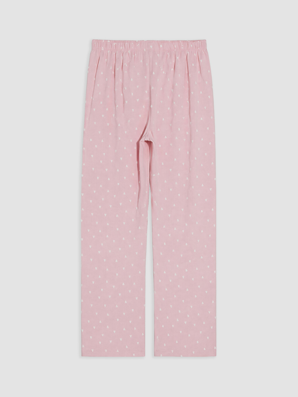 Gömlek Yaka Desenli Kadın Pijama Takım-8